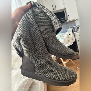 Women UGG Knit Button Boots